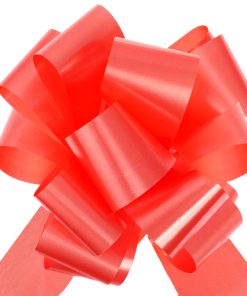 10 NOEUDS STRIP UNI ROUGE 5CM
