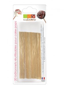 20 bâtonnets pour cake pops