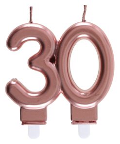 BOUGIE ROSE GOLD 30ANS