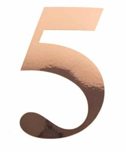 Stickers « 5 » Rose gold