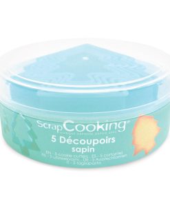 5 emporte-pièces sapin scrapcooking